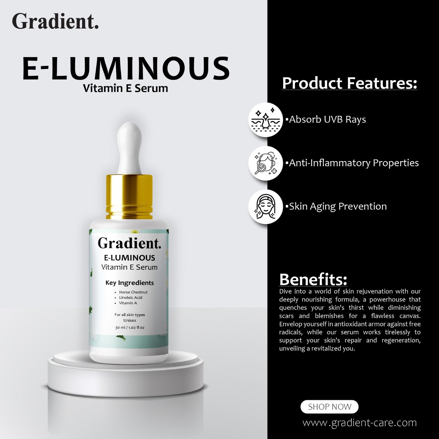 E-LUMINOUS - Vitamin E Serum