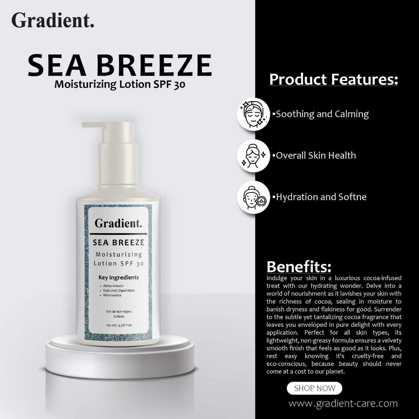 SEA BREEZE - Moisturizing Lotion SPF 30